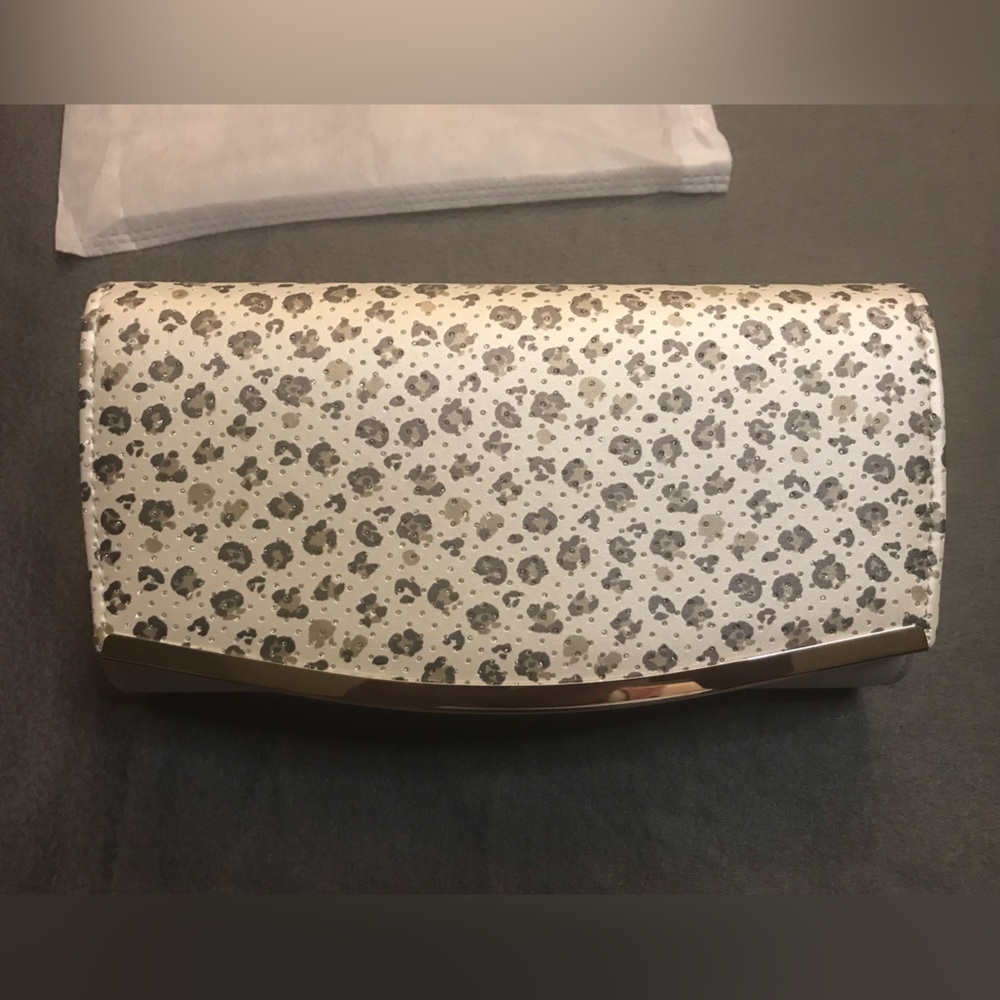 NEW Leopard Print Evening Clutch Bag
